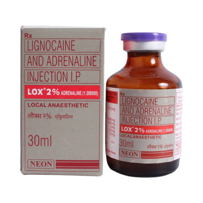 Lox 2% Adrenaline Vial Of 30ml Injection