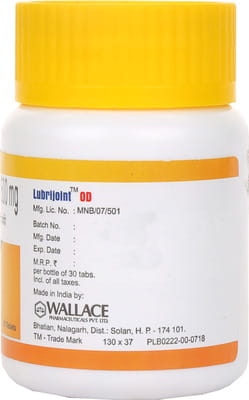 Lubrijoint Od 1500mg Bottle Of 30 Tablets