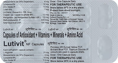 Lutivit Nf Strip Of 10 Capsules