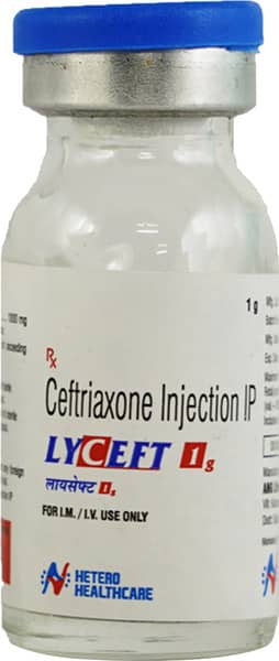 Lyceft 1gm Dry Vial Of 1 Powder For Injection
