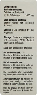 Lyceft 1gm Dry Vial Of 1 Powder For Injection