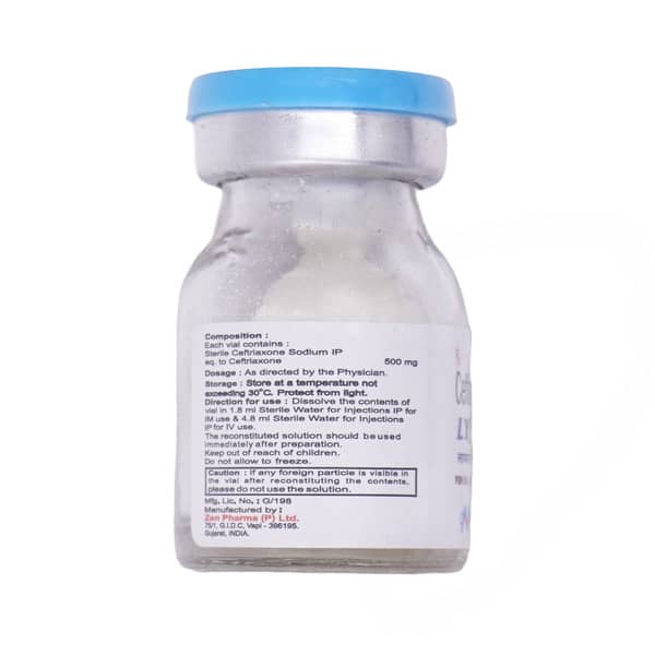 Lyceft 500Mg Dry Vial Of 1 Powder For Injection