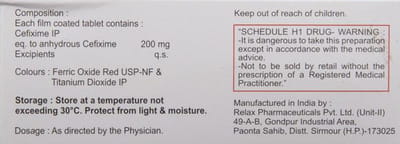 Mahacef 200mg Strip Of 10 Tablets