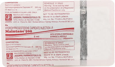 Maintane 500mg Ampopule Of 2ml Injection