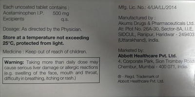 Malidens 500mg Strip Of 10 Tablets