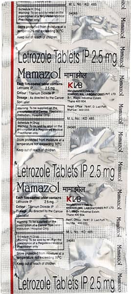 Mamazol 2.5mg Strip Of 10 Tablets