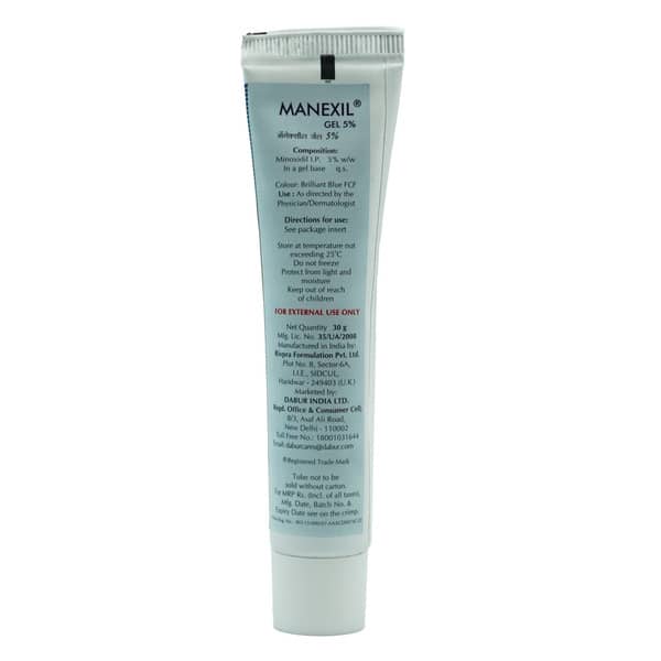 Manexil 5% Tube Of 60Gm Gel