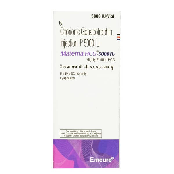 Materna HCG 5000iu Powder For Injection