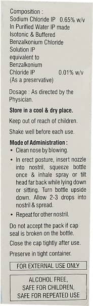 Maxtra S Bottle Of 20ml Nasal Spray