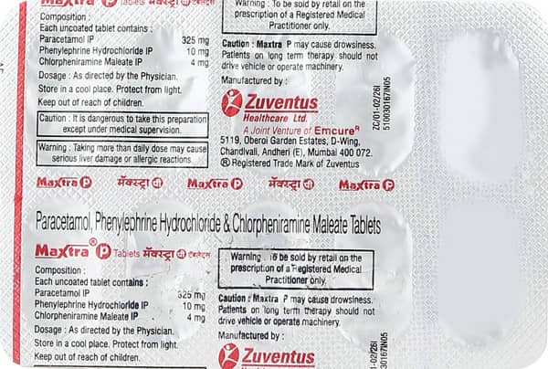 Maxtra P Strip Of 10 Tablets