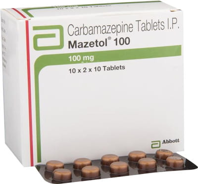 Mazetol 100mg Strip Of 10 Tablets