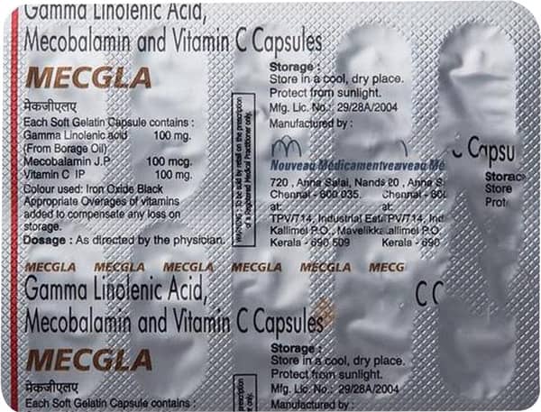 Mecgla Strip Of 10 Capsules