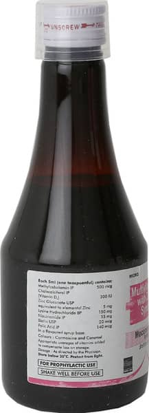 Meconerv Z Bottle Of 200ml Syrup