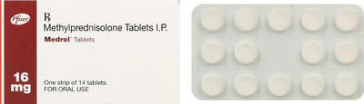 Medrol 16mg Strip Of 14 Tablets
