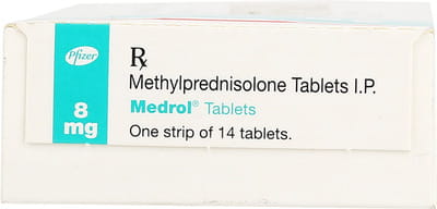 Medrol 8mg Strip Of 14 Tablets