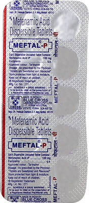 Meftal P Strip Of 10 Tablets