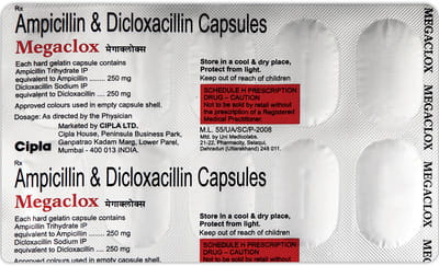 Megaclox Strip Of 10 Capsules