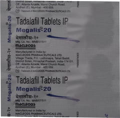Megality Generic Megalis 20 Tablet: Uses, Side Effects, Price, Dosage & More Info ...