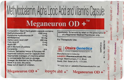 Meganeuron Od Plus Strip Of 10 Capsules