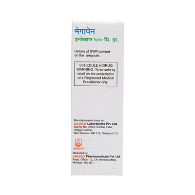Megapen 500mg Dry Vial Of 1 Powder For Injection