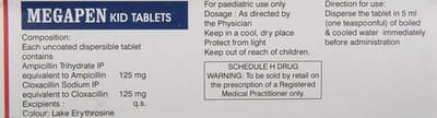Megapen Kid Strip Of 10 Tablets