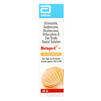 Melagard 50 Plus Stay Sun Confident Bottle Of 60ml Solution