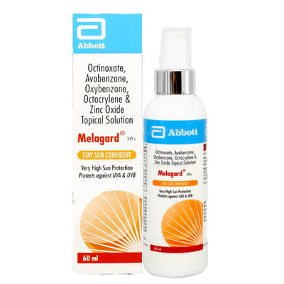 Melagard 50 Plus Stay Sun Confident Bottle Of 60ml Solution
