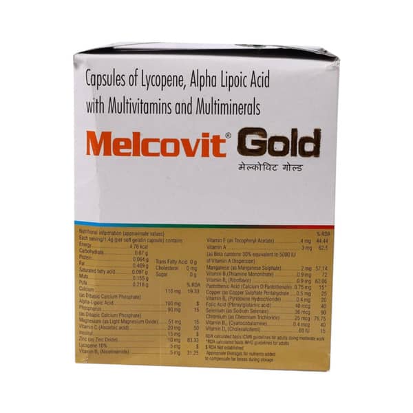 Melcovit Gold Strip Of 10 Softgel Capsules
