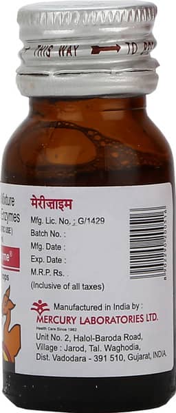 New Merizyme Bottle Of 15ml Oral Drops