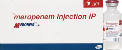 Meronem 1gm Dry Vial Of 1 Powder For Injection