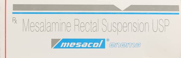Mesacol Enema 4g 60ml Rectal Suspension