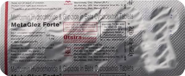Metaglez Forte Strip Of 10 Tablets