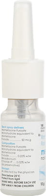 Metaspray 100md Bottle Of 10gm Nasal Spray