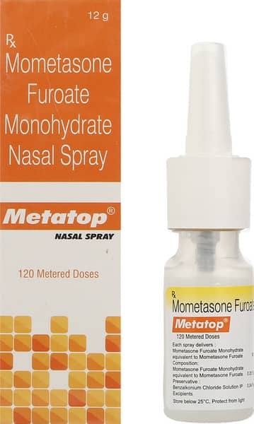 Metatop 120md Bottle Of 12gm Nasal Spray