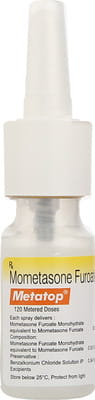 Metatop 120md Bottle Of 12gm Nasal Spray