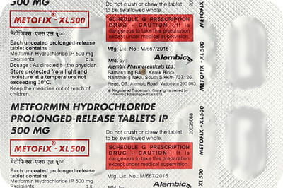 Metofix Xl 500mg Tablet