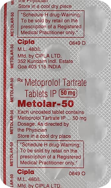 Metolar-50 Tablet