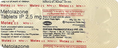 Metoz 2.5mg Strip Of 10 Tablets