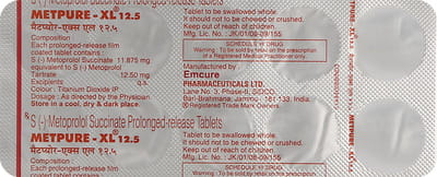 Metpure Xl 12.5mg Strip Of 10 Tablets