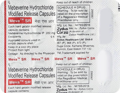 Meva Sr 200mg Strip Of 10 Capsules