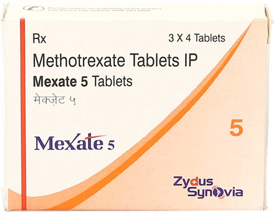 Mexate Mexate 5 MG Tablet (4): Uses, Side Effects, Price & Dosage | PharmEasy