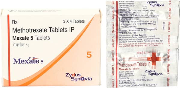 Mexate 5mg Strip Of 4 Tablets