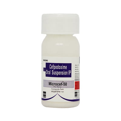 Microcef 50mg Bottle Of 30ml Dry Syrup
