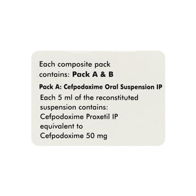 Microcef 50mg Bottle Of 30ml Dry Syrup