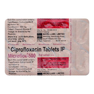 Microflox 500Mg Strip Of 10 Tablets