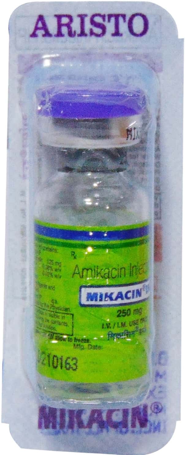 mikacin 250mg vial of 2ml injection