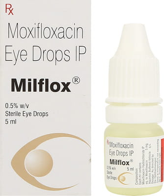 Milflox 0.5% Bottle Of 5ml Eye Drops
