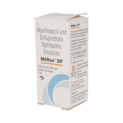 Milflox Df Bottle Of 5ml Eye Drops