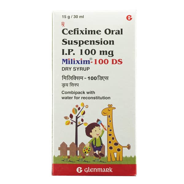 Milixim 100Mg Ds Bottle Of 30Ml Dry Syrup