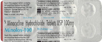 Minolox 100mg Strip Of 10 Tablets